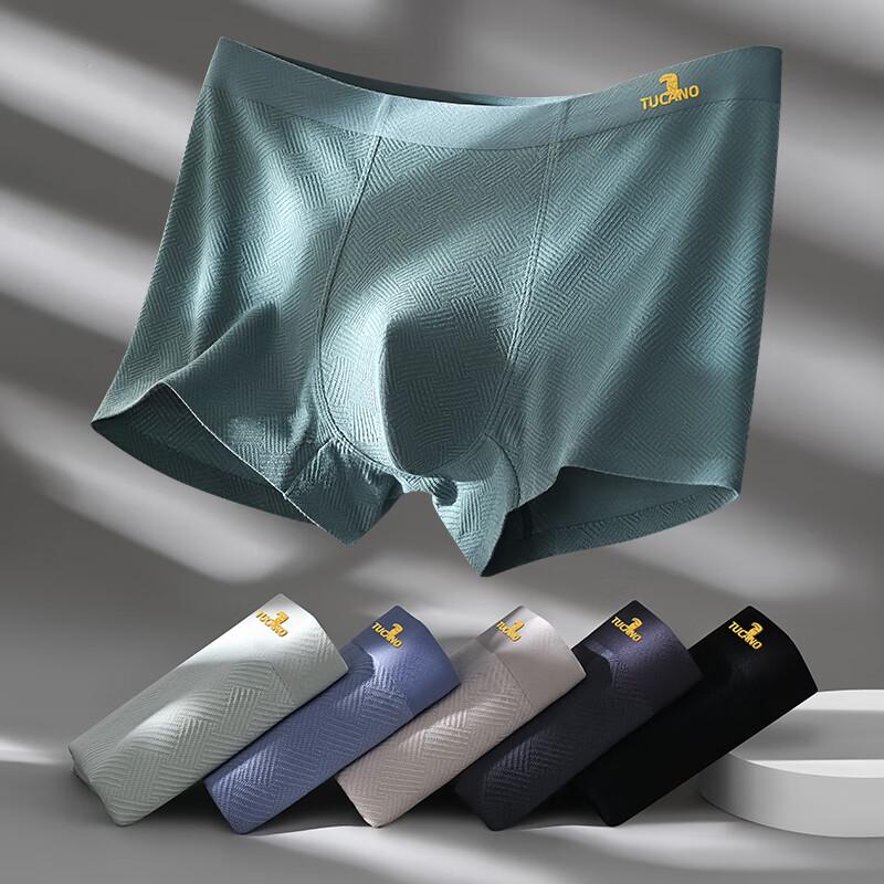 Pánské prodyšné bavlněné boxerky Woodpecker 3-pack