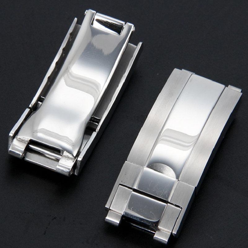 9x16mm Watch Band Clasp for Rolex  GMT Yacht-Master Submariner Daytona Stainless Steel Adjustable Metal Button Watch Buckle