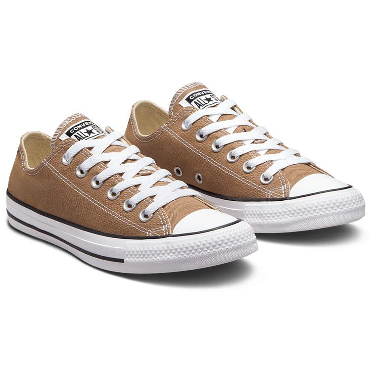 Converse All Star Comfortable Lightweight Durable Low Top Canvas Shoes Unisex Sneakers Brown A00790C