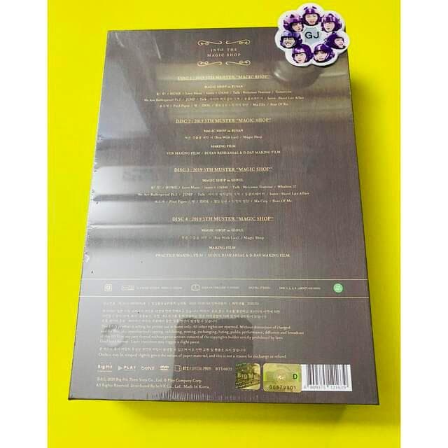 [USED] BTS Magic Shop DVD Seoul Busan Korea