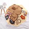 1pc Bear Riding Bike Outdoor Umbrella - Automatic Opening/Closing, Portable Tri-Fold Design with 8-Rib Iron Frame, Perfect Gift for Fans, Travelers, D