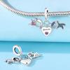 Beads Copper Charms Original Eternal Love Heart Pendant Beads Fit Bracelet Jewelry Diy Women Fine Gift Accessory