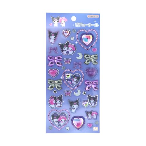 Sun-Star Stationery My Melody Sanrio Characters Goods Seal Bijou Stone Violet S8816867