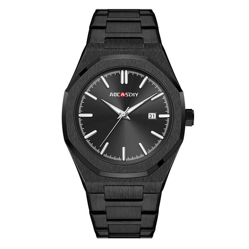 AOCASDIY Luxury Man Wristwatch Business Waterproof Luminous Date Square Men's Watches Clock Alloy Quartz Men Watch reloj hombre