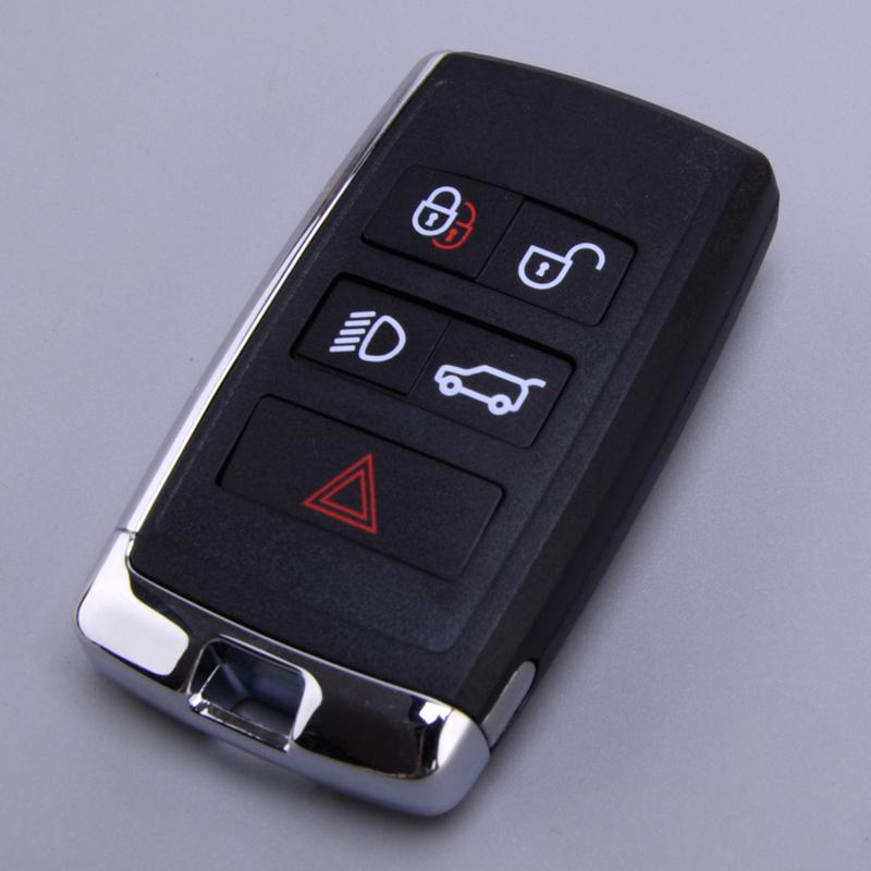 

5 Buttons Car Auto Smart Remote Key Fob Shell Keyless Entry Control Case Cover Fit for Jaguar Land Rover 2018