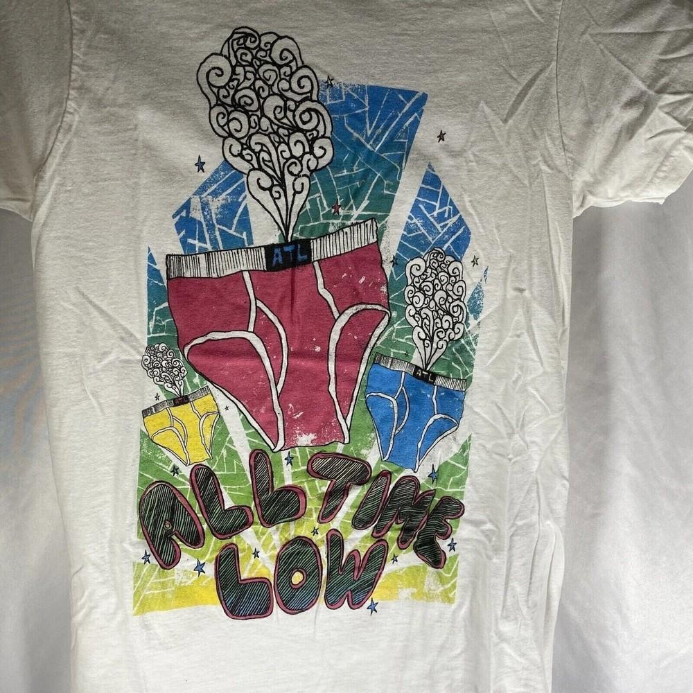 All Time Low Band Shirt Unisex Cotton Tee All Size S -5XL White BL1288
