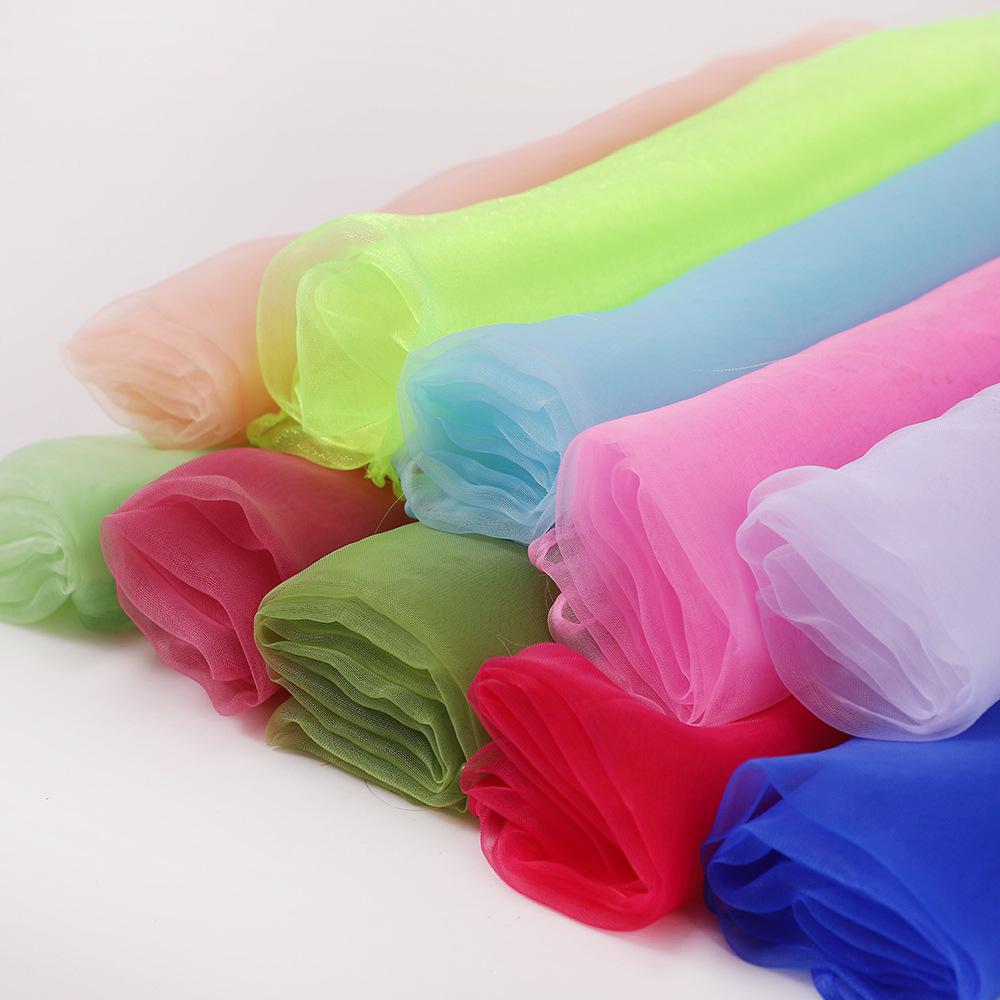 20pcs 60x60cm Gymnastics Scarves For Outdoor Game Dancing And Juggling Chiffon Towels Candy Colored Gym Towel Dance Gauze Scarf