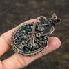 Australian Triplet Opal Handmade Copper Wire Wrap Pendant 2.91" S2j77