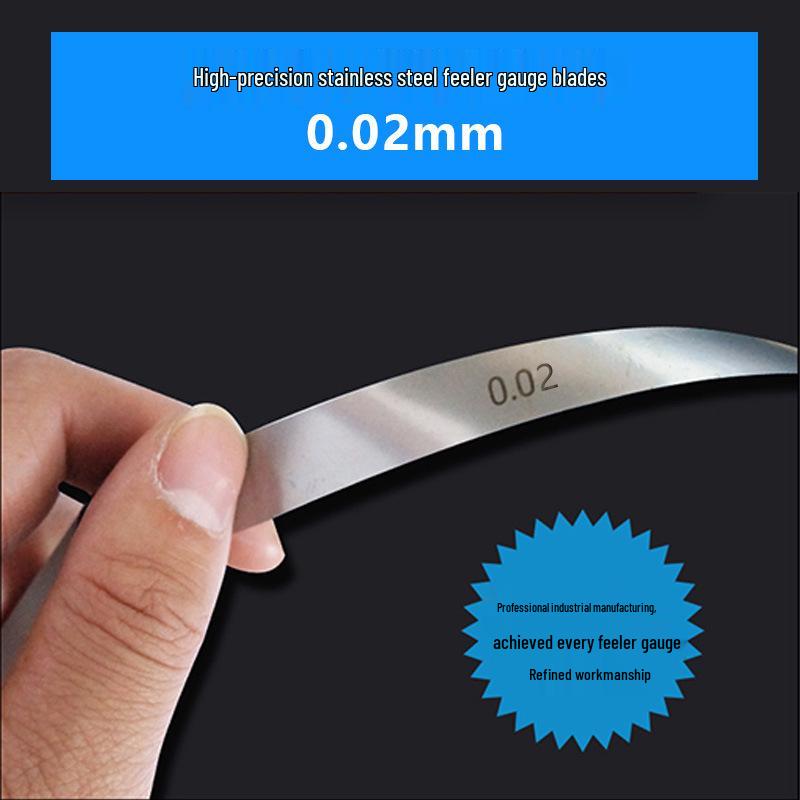 Stainless Steel Feeler Gauge with Marking, 100*17 & 100*14, Various Specifications