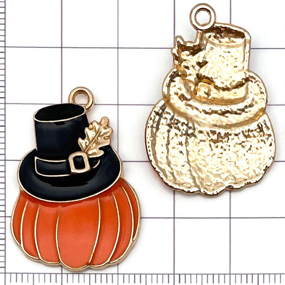 20pcs Thanksgiving Pendants: Colorful Enamel Pumpkin, Turkey, Maple Leaf Charms for DIY Jewelry Accessories
