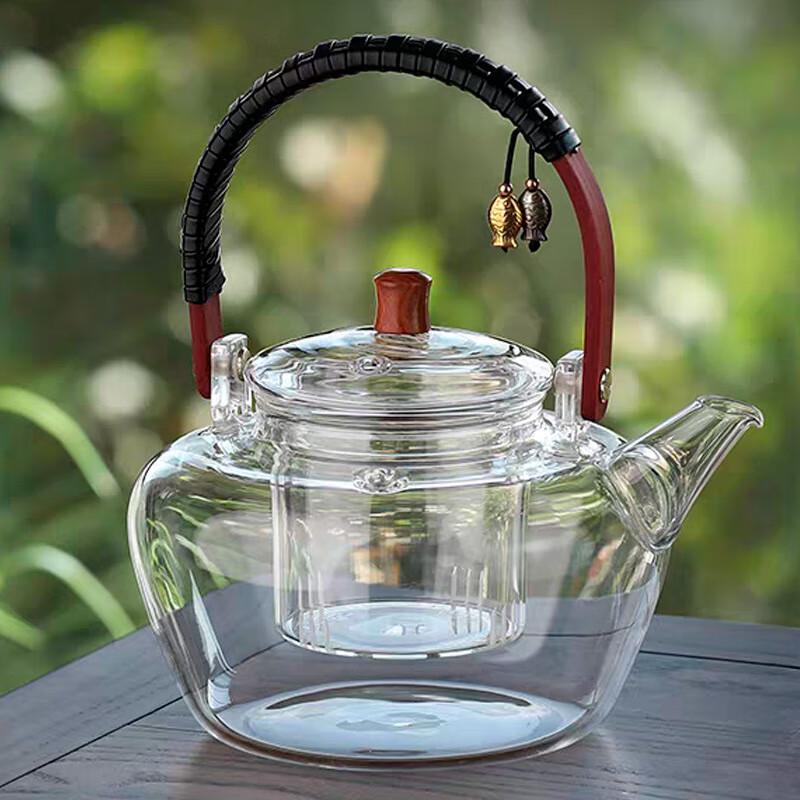 Glass Teapot with Electric Ceramic Stove Set