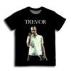 Three Men's Game Printed T-Shirt Fun Outlaw Trevor Philips Unhinged Chaos Graphic T-Shirts Street Hip Hop Trendy Loose Tops
