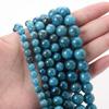 Natural Round Stone 4 6 8 10 12mm Tiger Eye Crystals Lava Turquoises Jades Loose Bead for Jewelry Making DIY Bracelet Needlework