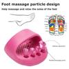 Foot Massage Slippers Sandals With Silicone Toe Prongs Reflexology Slippers Half Foot Shoe For Elderly Balance Stability