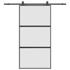 VidaXL Sliding Door with Black Hardware Kit 102.5x205 Cm, Sliding Door On Rail, Sliding Door 3375876