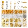 Yousheng 220 Stück/Box Haarperlen Verschiedene Stile Exquisite Handwerkskunst Dreadlocks Zubehör Haarzopf Dreadlock Perlen für Party