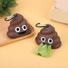 Cartoon Pattern Pet Waste Bag Dispenser with Carabiner Easy To Hang Stool-Shaped Vinyl Pet Degradable Garbage Bag Dispenser Cat Dog Hang-Out Portable