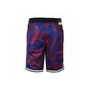 Nike Floral Logo Print Drawstring Basketball Shorts Men Bottoms Blue AR1322-590