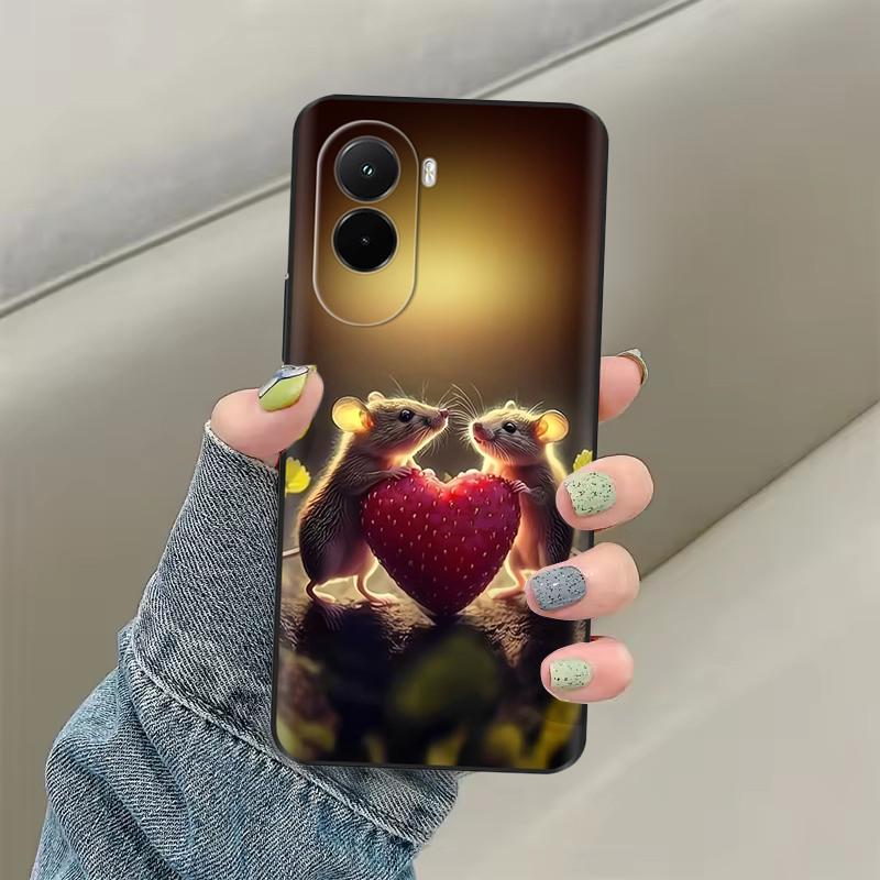 Soft Case For Xiaomi Poco M7 4G Case Cartoon Back Cover For Xiaomi Poco M7 Pro 5G Protective Animal Bumper PocoM7 m 7 Cool Bags