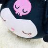 MORIPiLO Kuromi Hugging Pillow Sanrio Characters Relaxing Art Cuddling Pillow 45cm Microfiber Fabric Large Plush Toy Black by Morishita Pillows - -