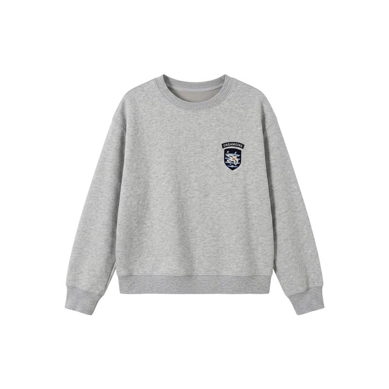 DEESHA Girls' Winter Casual Crewneck Sweatshirt