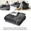 Electric Throw Blanket 9 Levels Intelligent Timing Soft Heated Cape Flannel Heated Blanket for Home Travel Couch Bedroom Office
