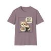 Unisex Softstyle T-Shirt Suspicious Cat Humor Rolls Don’t Snitch Foodie Tee