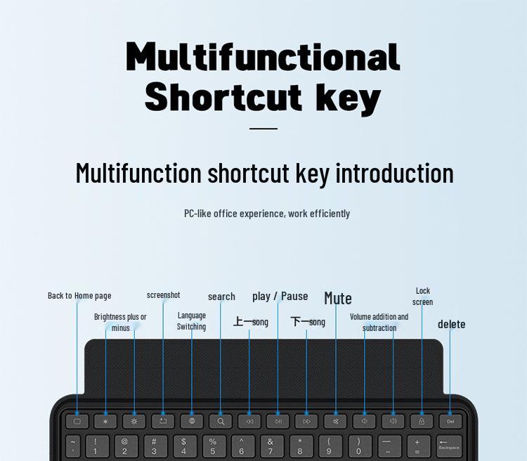 Huawei MatePad Pro 11 Magnetic Keyboard & 11.5" Tablet Protective Case