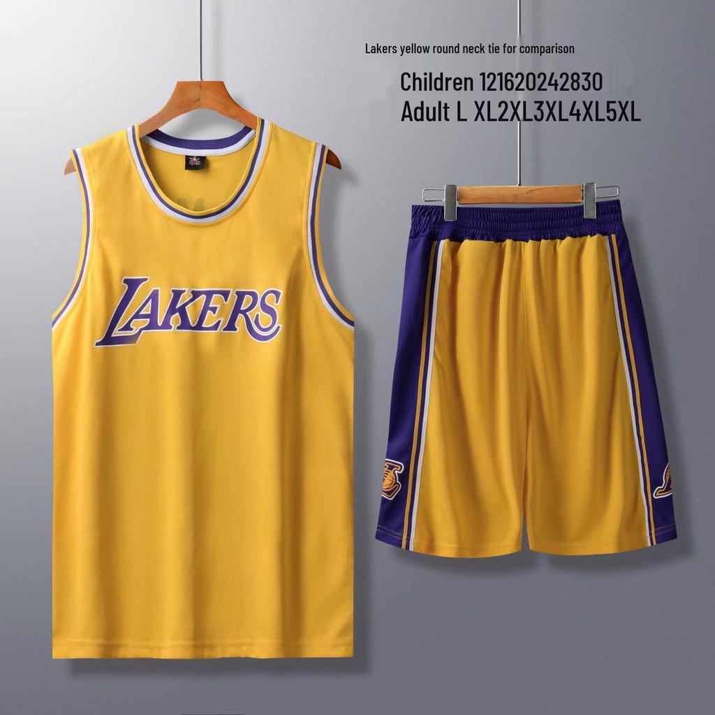 NBA Team Basketball Trikot Set: Bulls, Rockets, Lakers, Cavaliers, Celtics, Heat - Anpassbare Nummern