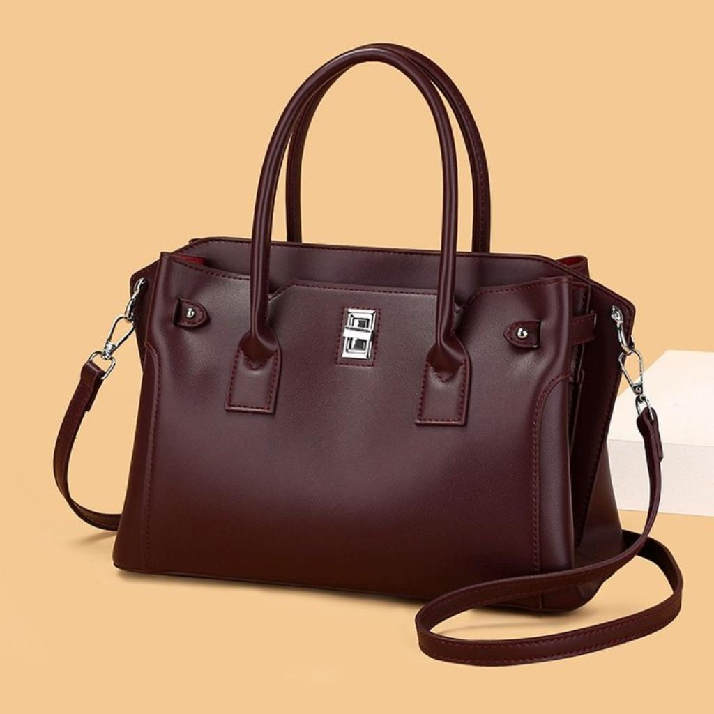Xeie Thuk Shoulder Bag Women Faux leather Adjustable Strap Daily