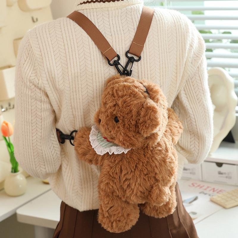 Kawaii Tier Weiche Plüsch Rucksack Puppe Bär Hase Schaf Elefant Hohe Qualität Plüschtasche Für Jungen Und Mädchen Geburtstagsgeschenke