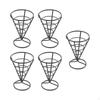 French Fries Stand Cone Holder Fashion Party Supplies, Fried Chicken Display Rack Basket