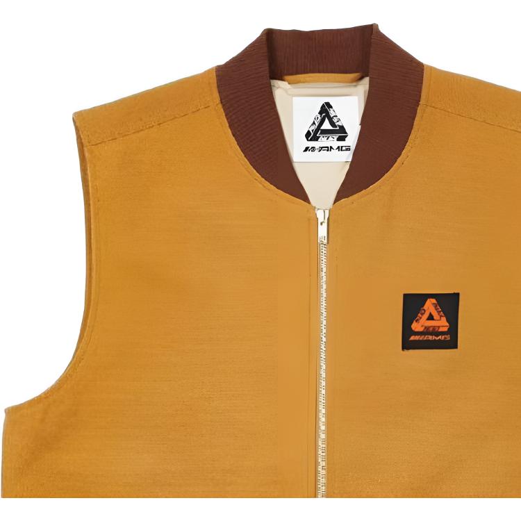 Palace x AMG 2.0 Work Vest Caramel Unisex Outerwear Tan P22AMGJK003