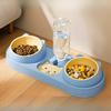 Cat Bowl, Pet Bowl, Moisture-proof Mouth, Three-bowl Automatic Water Dispenser, Cat Bowl, Dog Food Bowl, Anti-knock Tableware