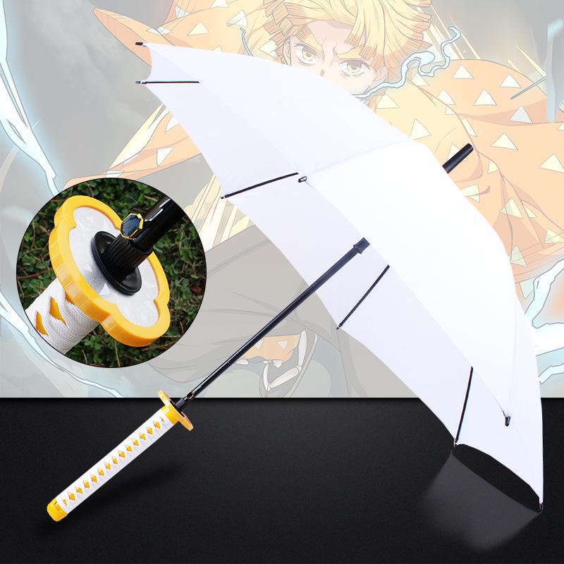 Anime Samurai Schwert Schirm - Kreativer Sonnenschirm mit langem Griff