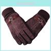 Classic And Versatile Men's Winter Warm Touch Screen Gloves For Skiing And Driving