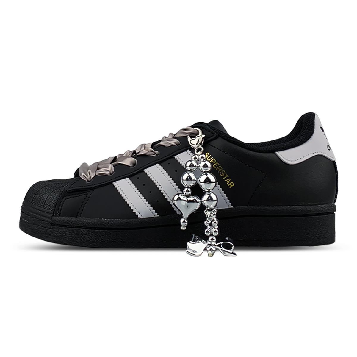 

Adidas Originals SUPERSTAR Low top Skateboard Shoes Unisex Black Gray EG4959(Team1298-ad) 36⅔