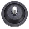 4pcs Black Furniture Leveling Feet M10 Thread Rubber Feet Bumpers  Noise Reduction