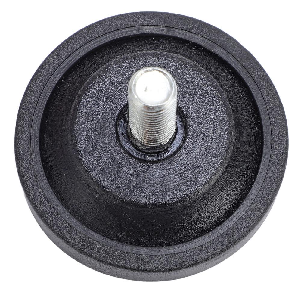 4pcs Black Furniture Leveling Feet M10 Thread Rubber Feet Bumpers Noise Reduction