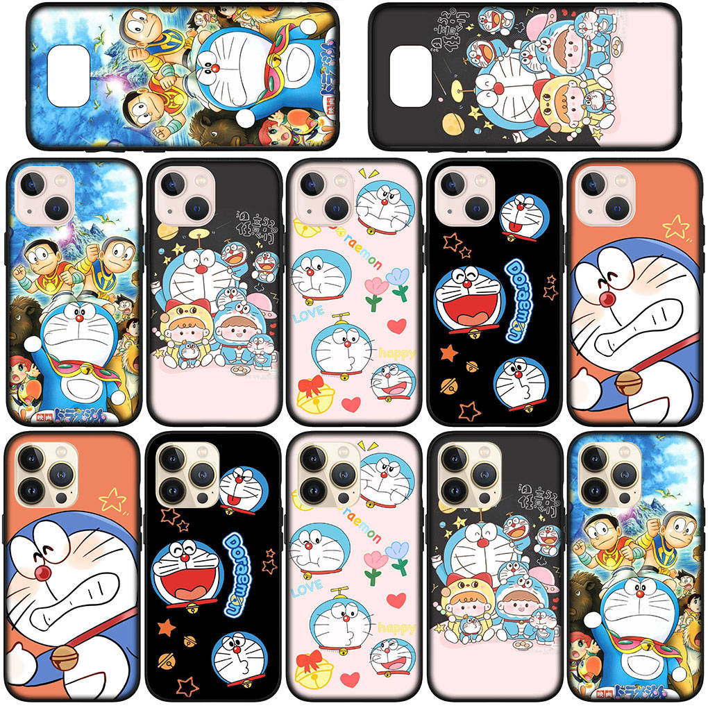 Phone Case for Samsung Galaxy S25 S24 S23 iPhone 16 15 Xiaomi Redmi Note 14 13 12 16E X 8 11 Pro Max OPPO Moto G54 13C 14C Huawei Anime Doraemon Cover