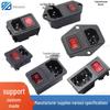 Dual 10A Power Socket with Switch, Fuse, Plug, Charging Port & Anti-Leakage Protection