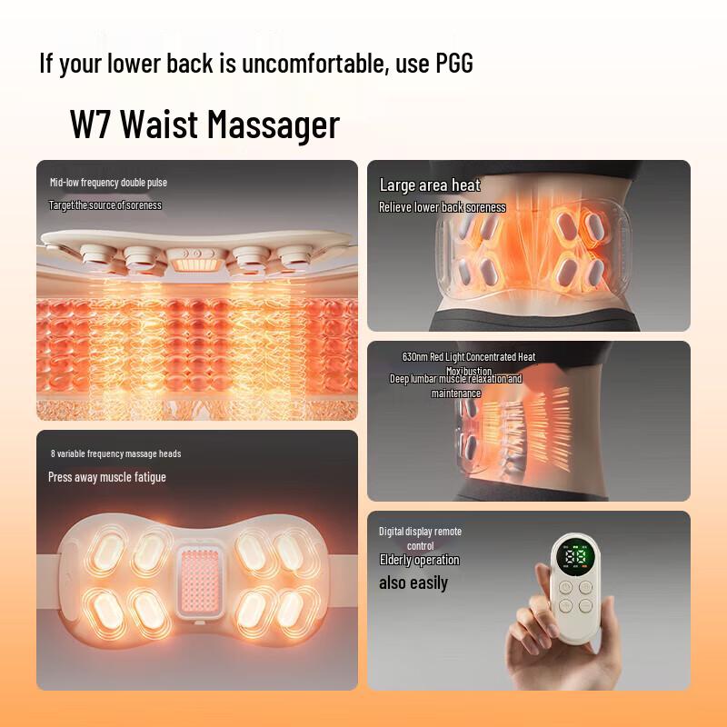 PGG W7 Smart Waist Massager