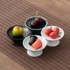 Mini Ceramic High-Foot Snack & Dessert Plate