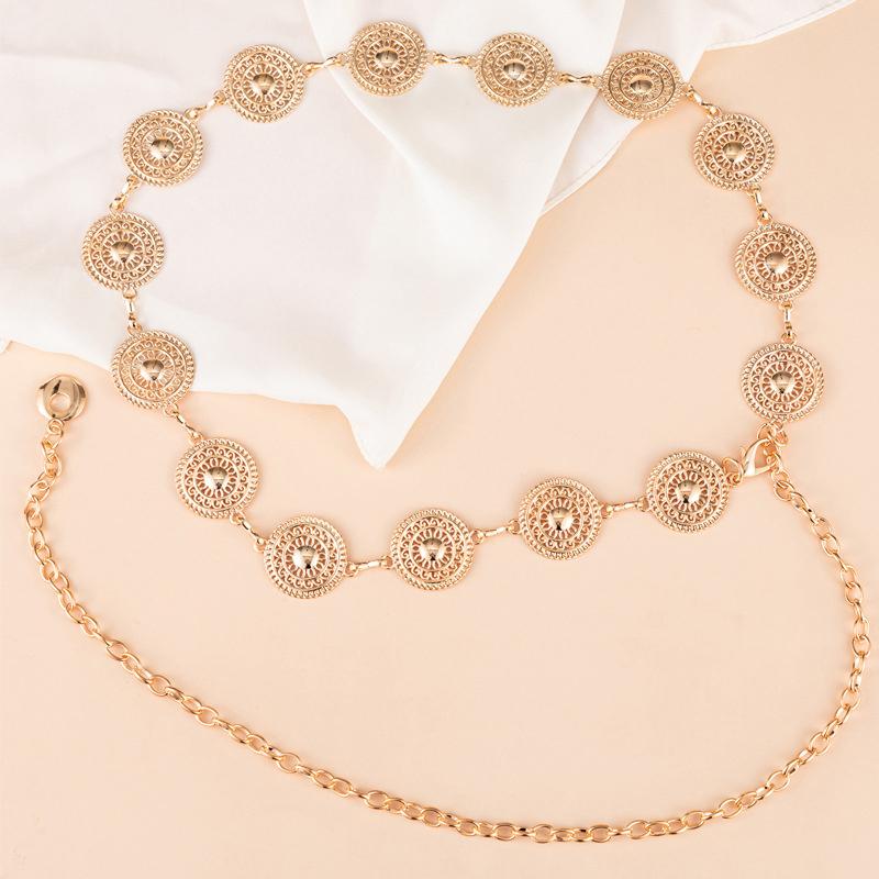 Versatile Bohemia Style Adjustable Waistband Long Waist Belt Dress Body Chain For Women Girls Vintage Openwork Waist Chain