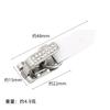 4pcs/Set High-Grade Metal Buttons Ladies Mink Fur Coat Duckbill Diamond Buttons Buckles Concealed Buckle Invisible Button
