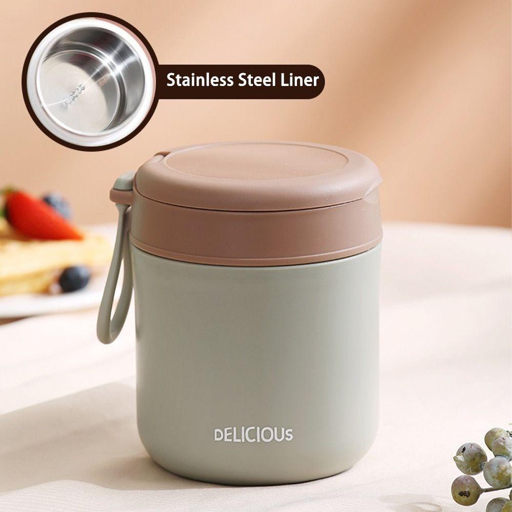 Porridge Cup Insulated-Food-Jars Wide Mouth Thermal Lunch Container for Hot-Food