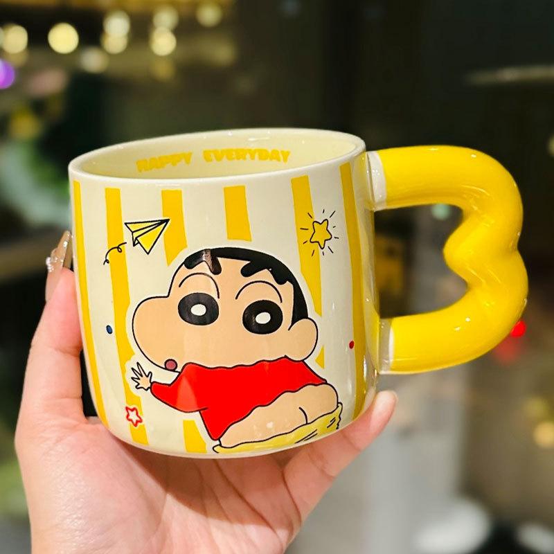 Cute Cartoon Ip Ceramic Mug Creative Modeling Water Cup Home Breakfast Milk Cup Souvenir 480ml