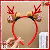 Christmas Decoration Antlers Headband Elf Deer Horn Hair Band Photo Props Christmas Headband  Girl
