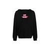 Slogan Print Logo Hoodie 'Black' Men's OMBB097F22FLE01110301030