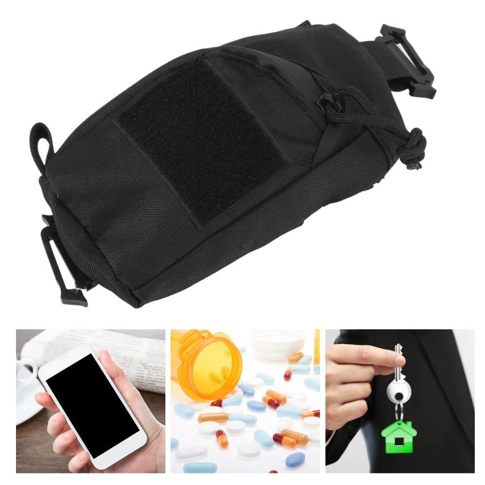 

Multifunctional Clip On Pouch Zipper Pocket Shoulder Strap Attachment Outdoor Sport
